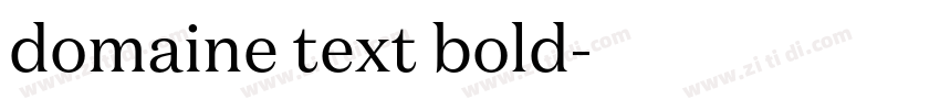 domaine text bold字体转换 domaine text bold字体转换